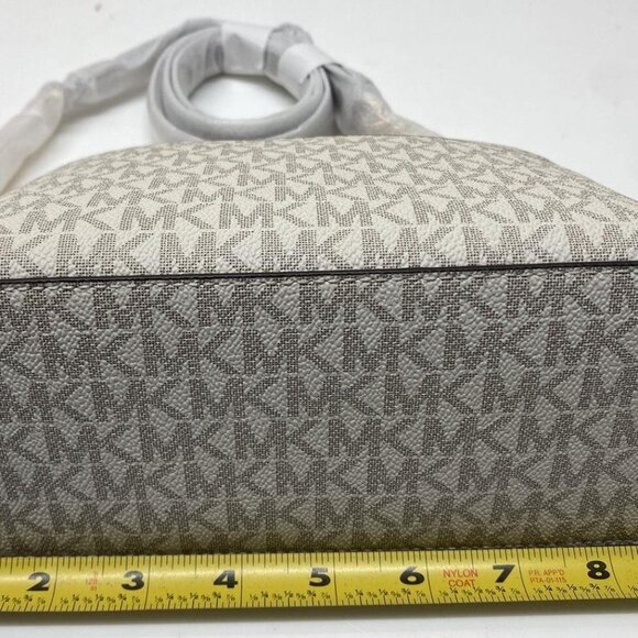 Michael Kors Jet Set Travel Medium Logo Dome Crossbody Bag